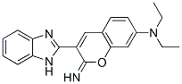 3-(1H-苯并咪唑-2-基)-N,N-二乙基-2-亚氨-2H-1-苯并吡喃-7-胺, 17754-91-5, 结构式