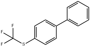 4-TRIFLUOROMETHYLSULFANYL-BIPHENYL Structure