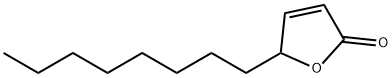 5-オクチルフラン-2(5H)-オン 化学構造式