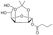 O-n-Butanoyl-2,3-O-diisopropylidene-α-D-mannofuranoside Structure