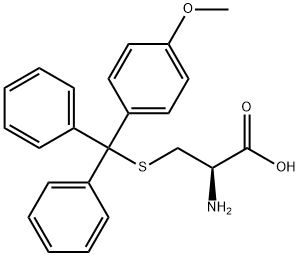 CYSTEINE(4-METHOXYTRITYL)-OH Structure