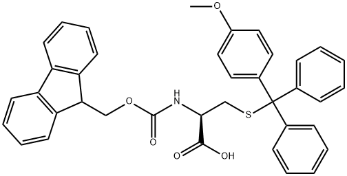 FMOC-CYS(MMT)-OH Structure