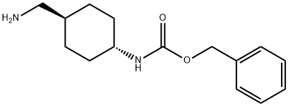 BENZYL TRANS-4-AMINOMETHYLCYCLOHEXYLCARBAMATE Structure