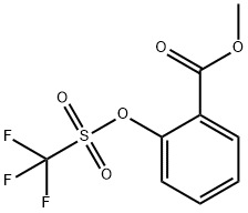 Benzoic acid, 2-[[(trifluoroMethyl)sulfonyl]oxy]-, Methyl ester Structure