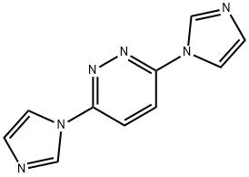 3,6-Di(1H-imidazol-1-yl)pyridazine Struktur