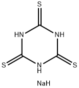 1,3,5-トリソジオ-1,3,5-トリアジン-2,4,6(1H,3H,5H)-トリチオン 化学構造式