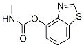 Carbamic acid, methyl-, 4-benzothiazolyl ester (8CI) Structure