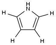 PYRROLE-2,3,4,5-D4 Struktur