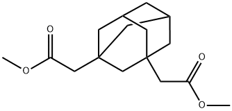 1,3-アダマンタン二酢酸ジメチル 化学構造式