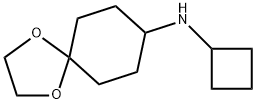 N-CYCLOBUTYL-4-AMINOCYCLOHEXANONE ETHYLENE KETAL Struktur