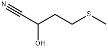 2-羟基-4-(甲硫基)丁腈, 17773-41-0, 结构式