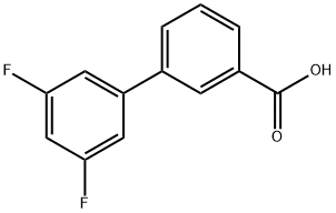 3',5'-DIFLUORO-BIPHENYL-3-CARBOXYLIC ACID Structure