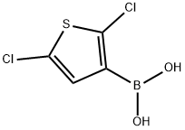 2,5-ジクロロチオフェン-3-ボロン酸 化学構造式