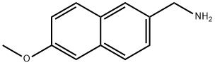 (6-甲氧基萘-2-基)甲胺, 177736-15-1, 结构式