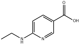 6-ethylamino-3-pyridine carboxylic acid Structure