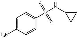 4-Amino-N-cyclopropylbenzene-1-sulfonamide Struktur