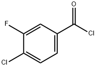 3-氟-4-氯苯甲酰氯 结构式