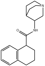 N-(1-azabicyalo[2,2,2]oct-3S-yl)-1,2,3,4-tetrahydronaphthalen-1S-ylcarboxamine Structure