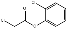 クロロ酢酸2-クロロフェニル 化学構造式
