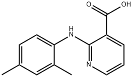 2-[(2,4-DIMETHYLPHENYL)AMINO]NICOTINIC ACID Struktur