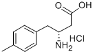 (R)-3-氨基-4-(4-甲基苯基)丁酸盐酸盐,177839-85-9,结构式