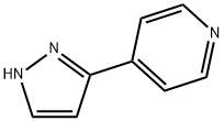 4-(1H-ピラゾール-5-イル)ピリジン 化学構造式