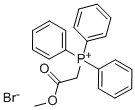 メトキシカルボニルメチル(トリフェニル)ホスホニウムブロミド 化学構造式