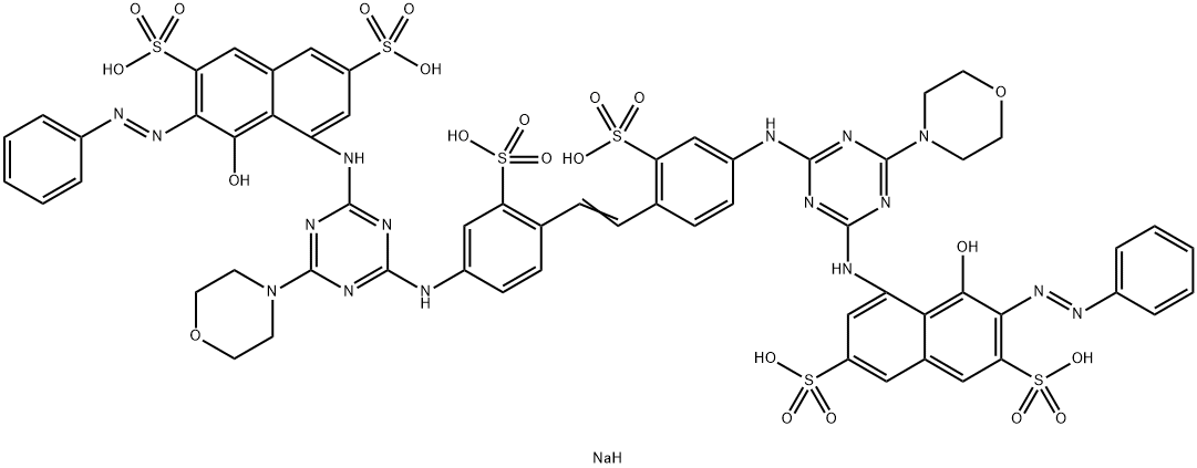 hexasodium 4,4'-[vinylenebis[(3-sulphonato-4,1-phenylene)imino[6-morpholino-1,3,5-triazine-4,2-diyl]imino]]bis[5-hydroxy-6-(phenylazo)naphthalene-2,7-disulphonate]|C.I.直接红227