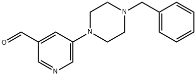 5-(4-Benzylpiperazin-1-yl)nicotinaldehyde Structure