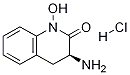 (S)-3-aMino-1-hydroxy-3,4-dihydroquinolin-2(1H)-one hydrochloride, 177943-33-8, 结构式