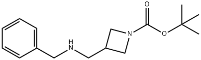 tert-butyl 3-((benzylaMino)Methyl)azetidine-1-carboxylate Structure