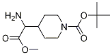Methyl 2-AMino-2-(1-Boc-4-piperidyl)acetate Struktur