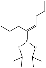 4-辛烯硼酸片呐醇酸酯, 177949-95-0, 结构式