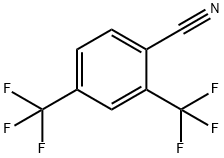 2,4-BIS(TRIFLUOROMETHYL)BENZONITRILE Structure