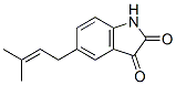 1H-Indole-2,3-dione, 5-(3-methyl-2-butenyl)- (9CI)|