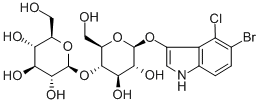 5-BROMO-4-CHLORO-3-INDOLYL BETA-D-CELLOBIOSIDE 化学構造式