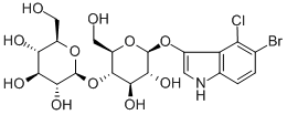 5-BROMO-4-CHLORO-3-INDOLYL BETA-D-CELLOBIOSIDE Structure