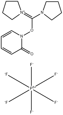 N,N,N',N'-BIS(TETRAMETHYLENE)-O-(1,2-DIHYDRO-2-OXO-1-PYRIDYL)URONIUM HEXAFLUOROPHOSPHATE Structure