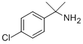 1-(4-クロロフェニル)-1-メチルエチルアミン 化学構造式