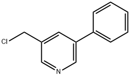 3-(CHLOROMETHYL)-5-PHENYLPYRIDINE Structure