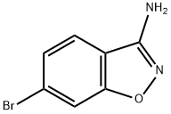 6-ブロモベンゾ[D]イソオキサゾール-3-アミン 化学構造式