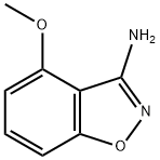 4-メトキシ-1,2-ベンズイソオキサゾール-3-アミン 化学構造式