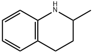1,2,3,4-テトラヒドロキナルジン 化学構造式