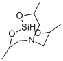3,7,10-トリメチル-2,8,9-トリオキサ-5-アザ-1-シラビシクロ[3.3.3]ウンデカン 化学構造式