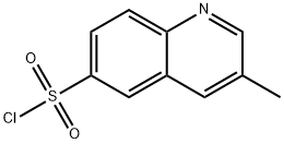 6-Quinolinesulfonyl chloride, 3-methyl- Structure
