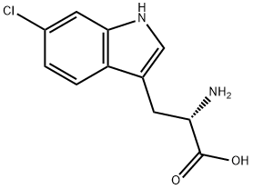6-CHLORO-DL-TRYPTOPHAN Struktur