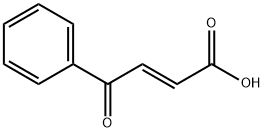 (E)-3-ベンゾイルプロペン酸 化学構造式