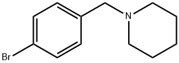 1-(4-ブロモベンジル)ピペリジン 化学構造式
