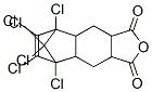 5,6,7,8,10,10-hexachloro-3a,4,4a,5,8,8a,9,9a-octahydro-5,8-methanonaphtho[2,3-c]furan-1,3-dione Struktur