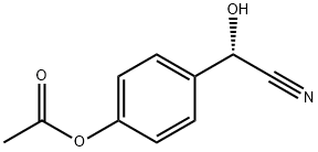 (S)-4-ACETYLOXY-MANDELONITRILE Struktur